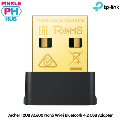 TP-LINK Archer T2UB AC600 Nano Wi-Fi Bluetooth 4.2 USB Adapter