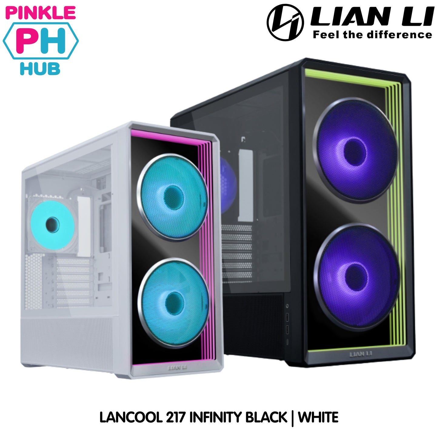 LIAN-LI LANCOOL 217 INFINITY Mid-tower Chassis BLACK | WHITE