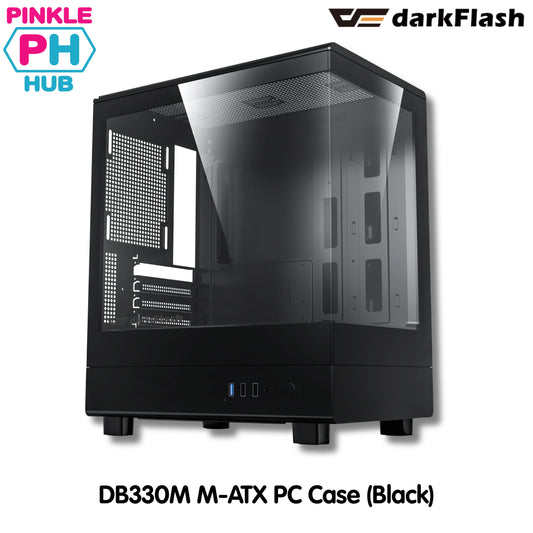 Darkflash DB330M M-ATX PC Case Black/White