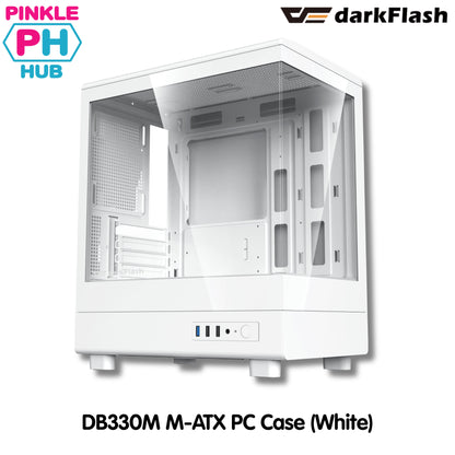Darkflash DB330M M-ATX PC Case Black/White