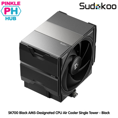 SUDOKOO SK700 AM5-Designated CPU Air Cooler Single Tower - Black | White