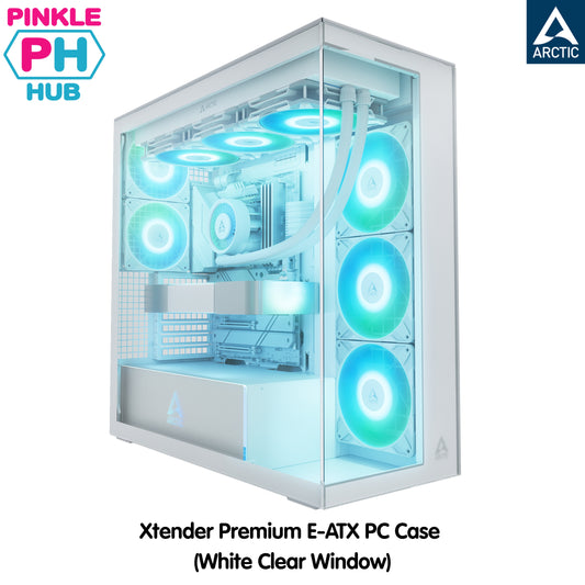 ARCTIC Xtender Premium E-ATX PC Case - (White Clear Window)