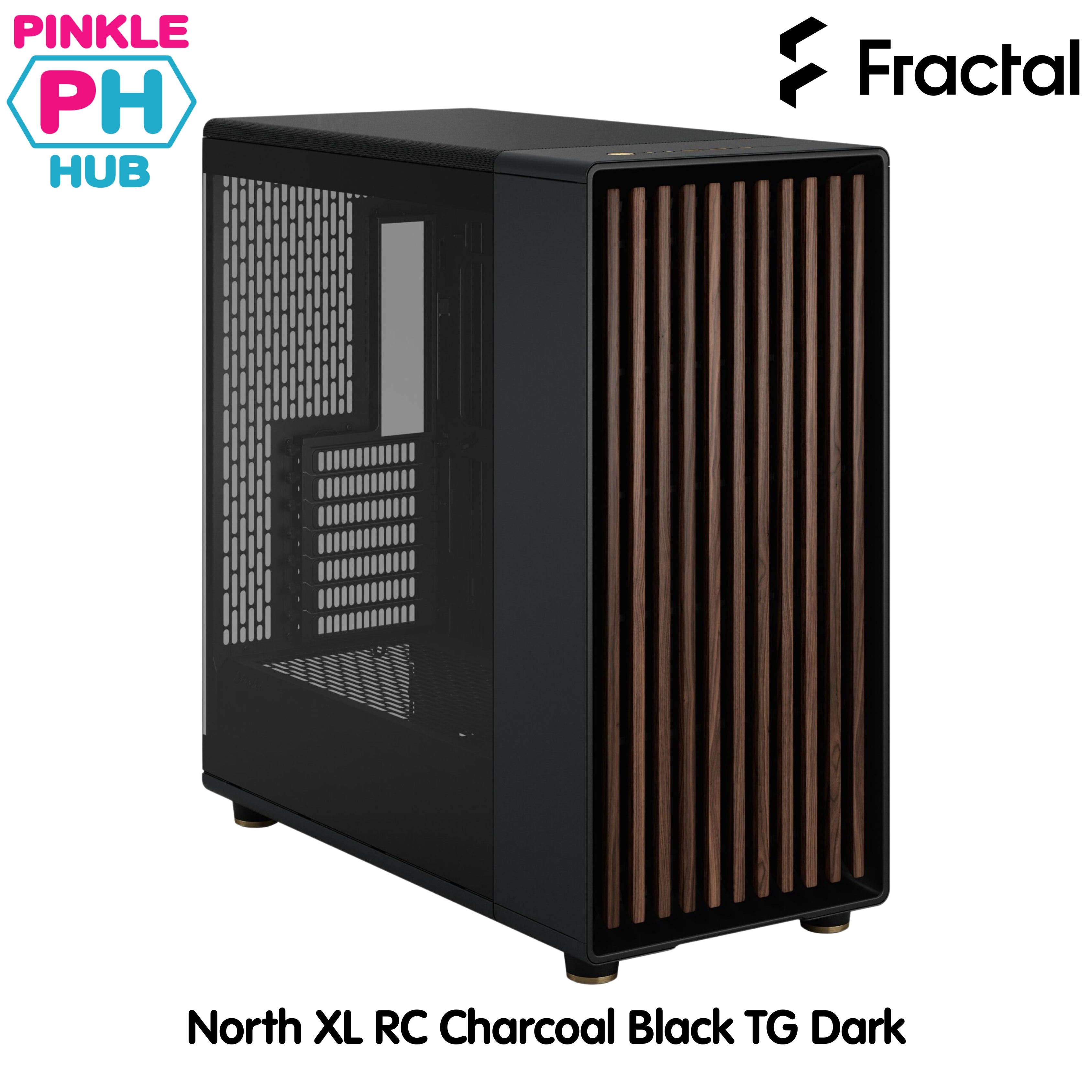 k*t様 Fractal Design｜North Black TG Dark Fractal Design North Charcoal Black with Walnut Front and
