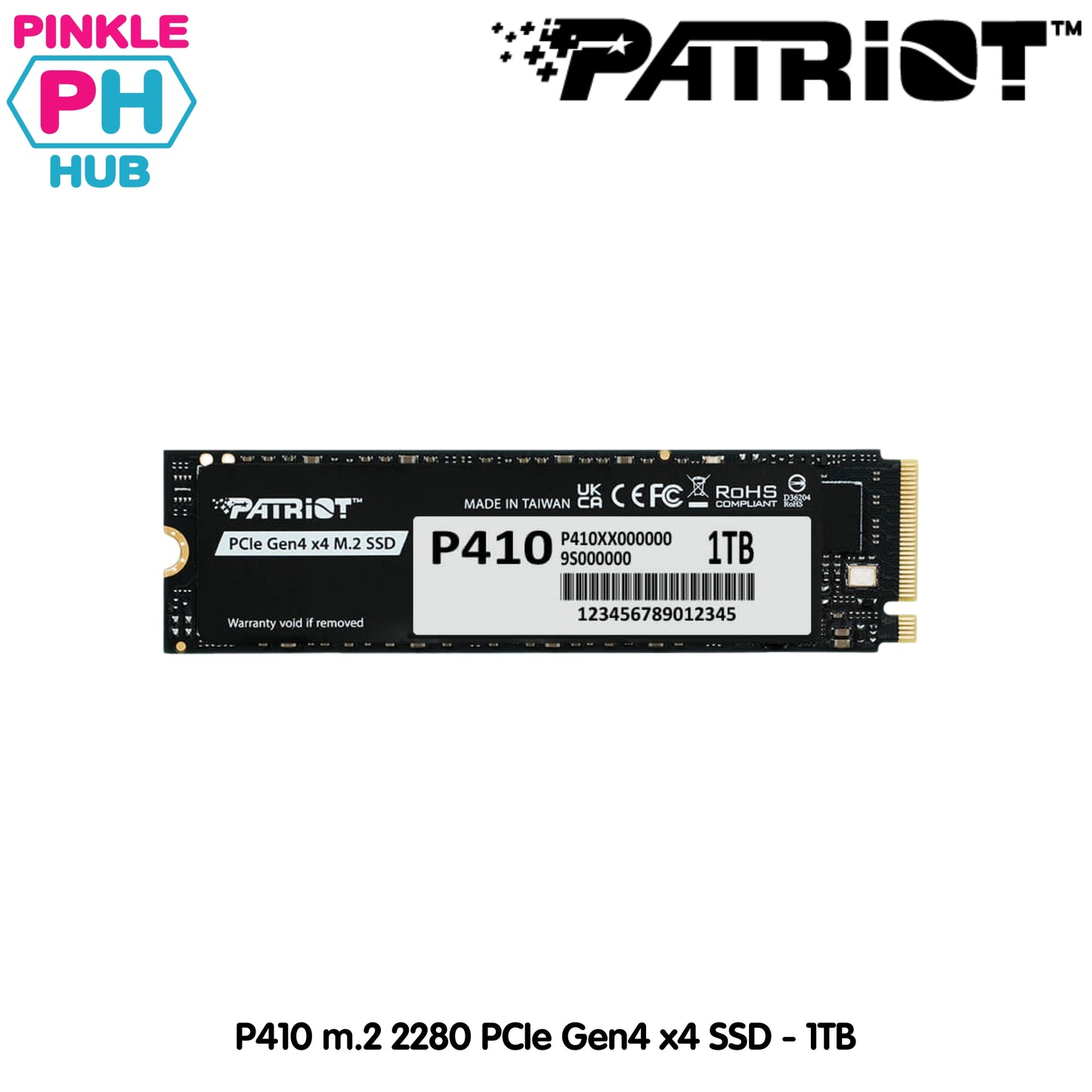Patriot P410 m.2 2280 PCIe Gen4 x4 SSD - 1TB