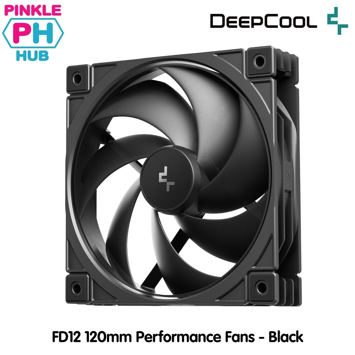 DEEPCOOL FD12 V2 120mm Performance Fans - Black