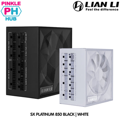 LIAN LI SX Platinum 850W ATX 80+ PLATINUM Power Supply ATX 3.1 BLACK | WHITE