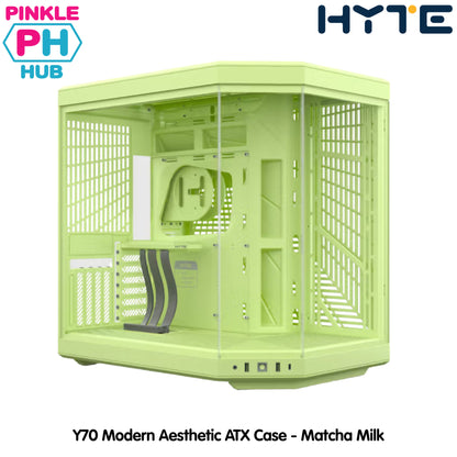 HYTE Y70 Modern Dual Chamber Mid-Tower ATX Case - Matcha Milk
