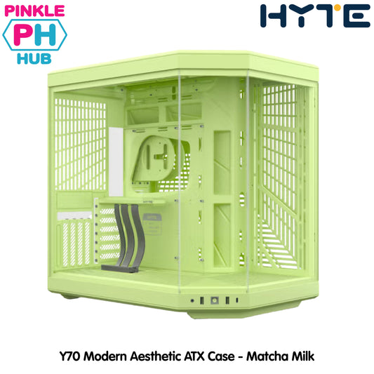 HYTE Y70 Modern Dual Chamber Mid-Tower ATX Case - Matcha Milk
