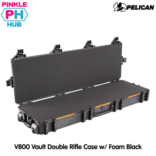 Pelican V800 Vault Double Rifle Case w/ Foam Black