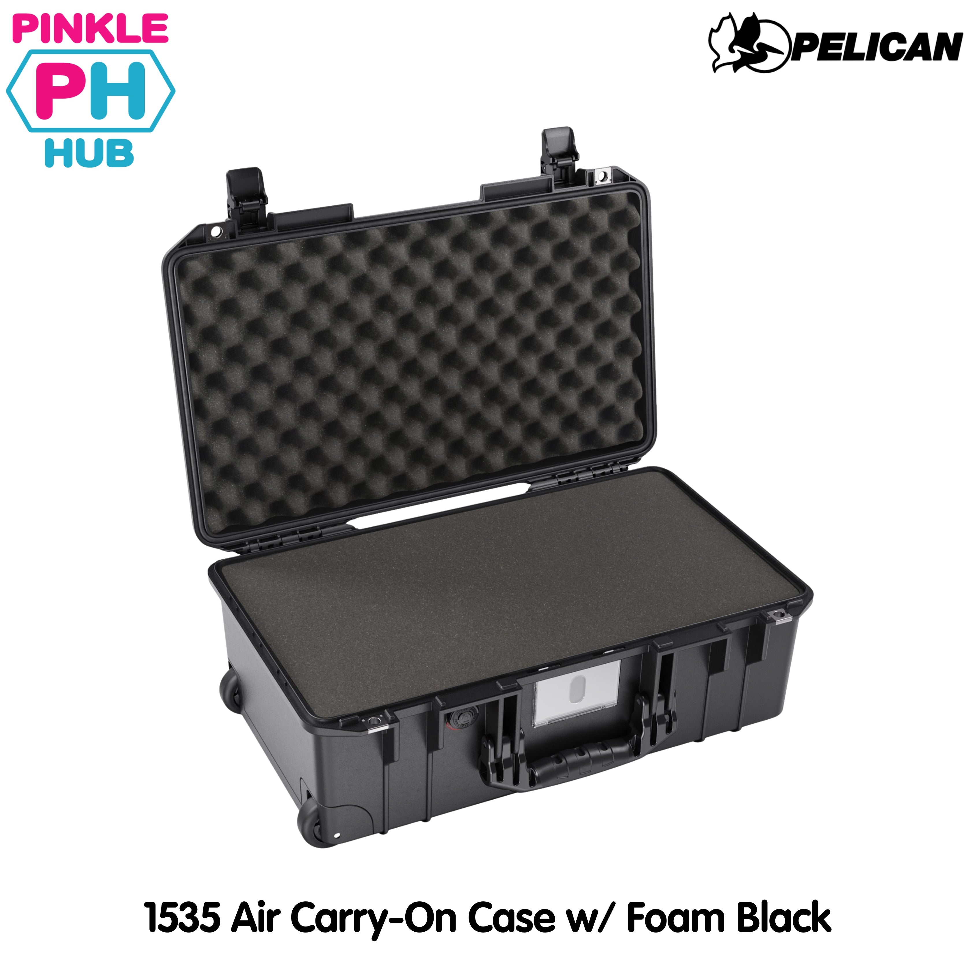 Pelican 1535 Air Carry-On Case w/ Foam Black – PinkleHub