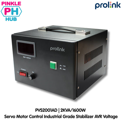 Prolink PVS2001AD 2KVA Servo Motor Controlled AVR with Digital Display