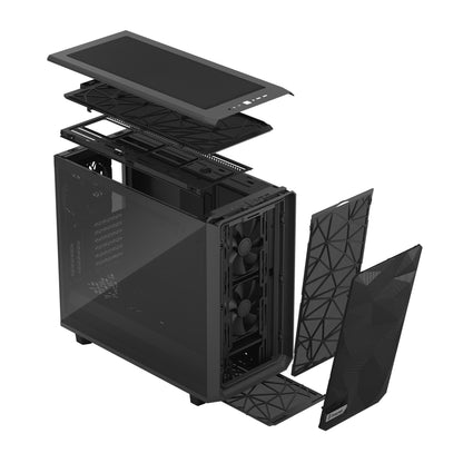 Fractal Design Meshify 2 Case - ATX Flexible Light Tinted Tempered Glass Window Mid Tower Computer Case