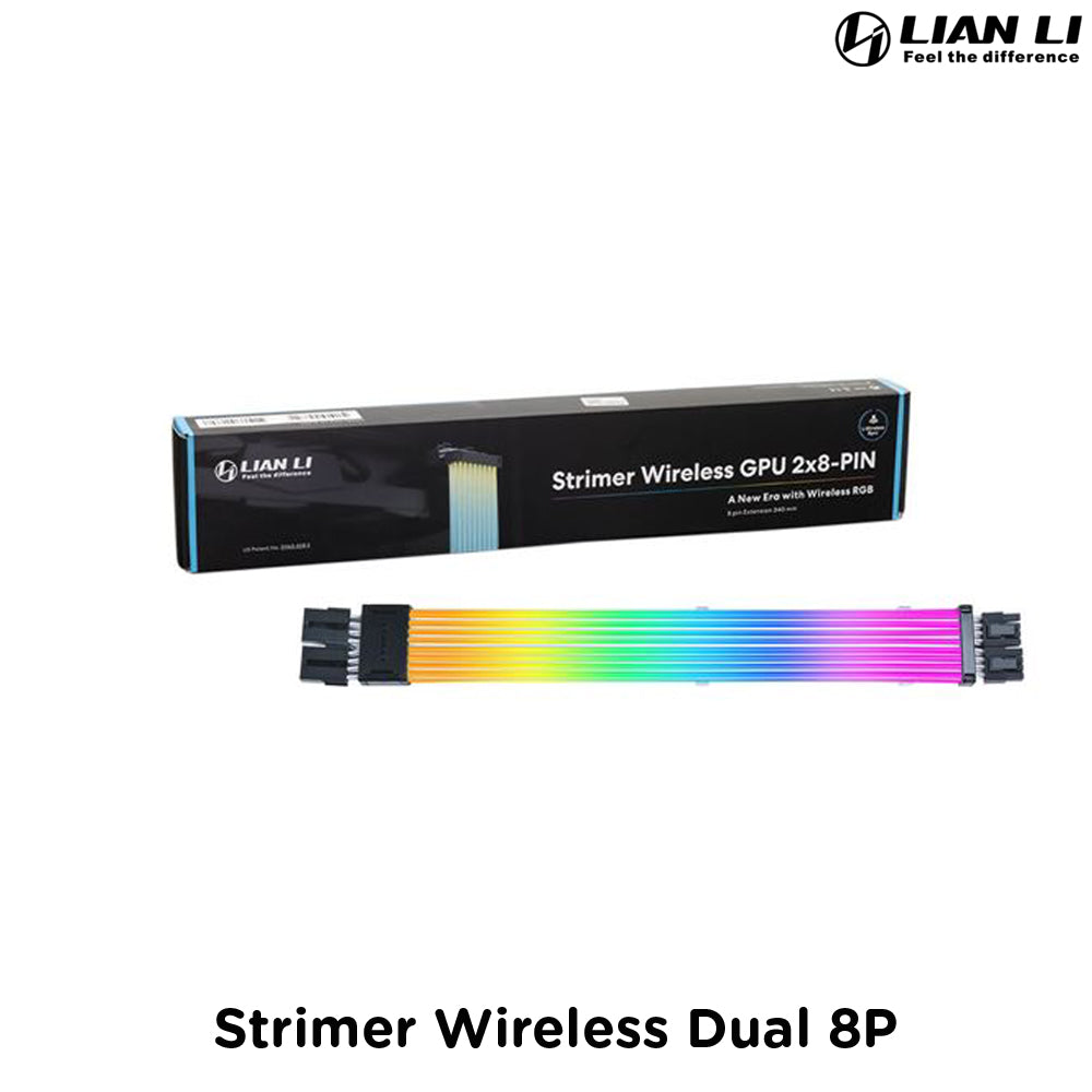 Lian-Li  Strimer Wireless Dual 8P I Wireless controllable 2x 8-pin PCIe ARGB cable