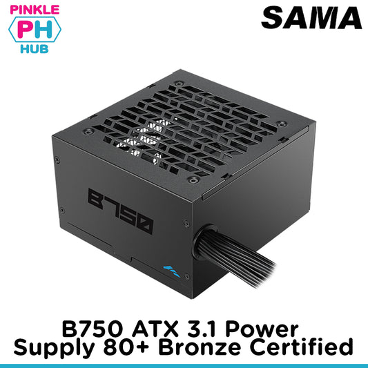 SAMA B750W ATX 3.1 Power Supply, 80+ Bronze Certified