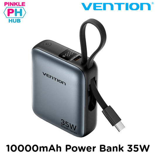 Vention 10000mAh 35W Compact and Portable Air Travel Friendly Power Bank USB-C
