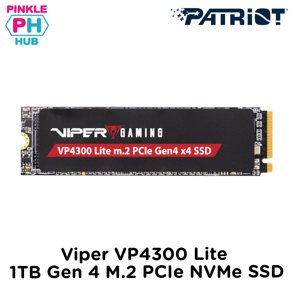 Patriot Viper VP4300 Lite 1TB/2TB  Gen 4 M.2 PCIe NVMe SSD