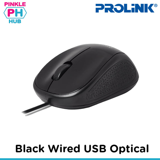 Pinklehub | Prolink MO630U Wired Mouse Black