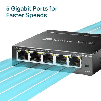 Tp-Link TL-SG105E I 5-Port Gigabit Easy Smart Switch