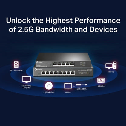 Tp-Link TL-SG108-M2 I 8-Port 2.5G Desktop Switch