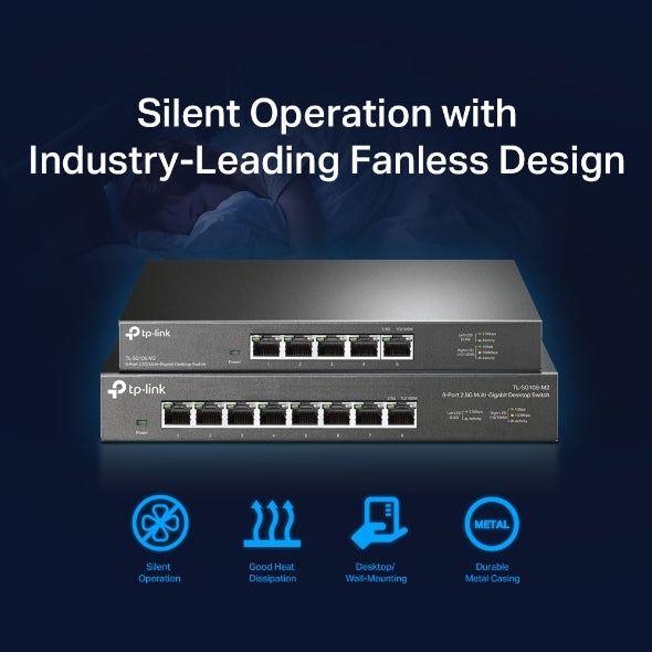 Tp-Link TL-SG108-M2 I 8-Port 2.5G Desktop Switch