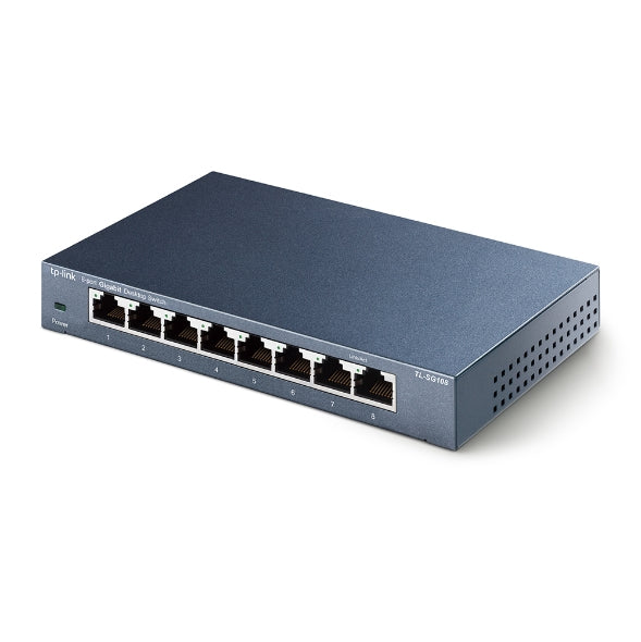 Tp-Link TL-SG108 I 8-Port 10/100/1000Mbps Desktop Switch