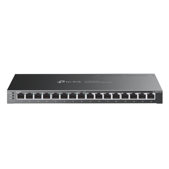 Tp-Link TL-SG2016P I JetStream 16-Port Gigabit Smart Switch with 8-Port PoE+