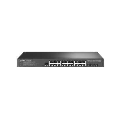 Tp-Link TL-SG3428X-UPS I JetStream 24-Port Gigabit L2+ Managed Switch with 4 10GE SFP+ Slots and UPS Power Supply