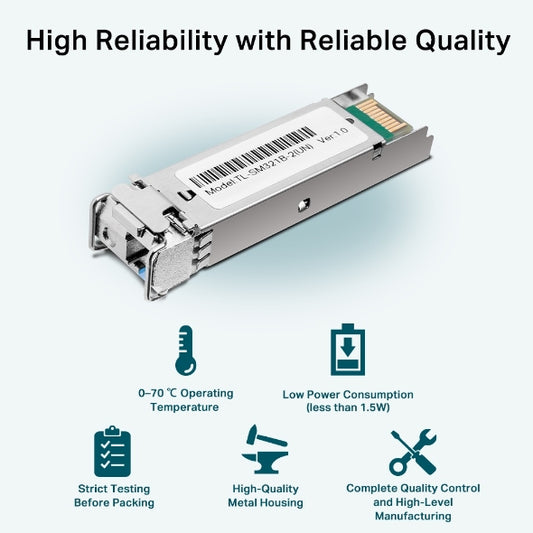 Tp-Link TL-SM321B-2 I 1000Base-BX WDM Bi-Directional SFP Module
