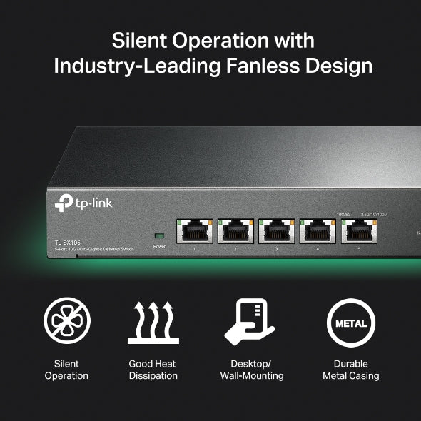 Tp-Link TL-SX105 I 5-Port 10G Desktop Switch