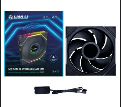 Lian Li UNI FAN TL WIRELESS LCD 140mm (Single Pack)