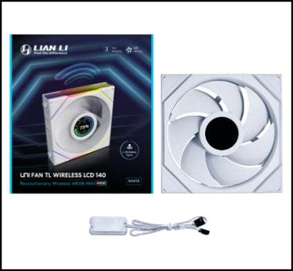 LIAN LI UNI FAN TL WIRELESS LCD 120mm