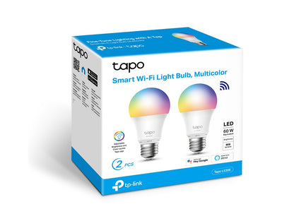 Tp-Link Tapo L530E(2-pack) I Smart Wi-Fi Light Bulb, Multicolor