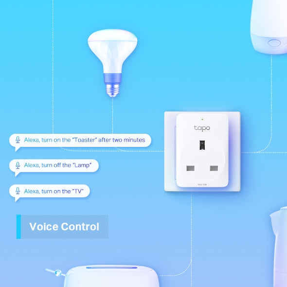 Tp-Link Tapo P100 (2-pack) I Mini Smart Wi-Fi Socket