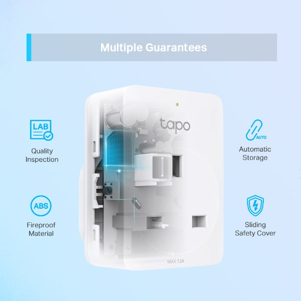 Tp-Link Tapo P100 (2-pack) I Mini Smart Wi-Fi Socket