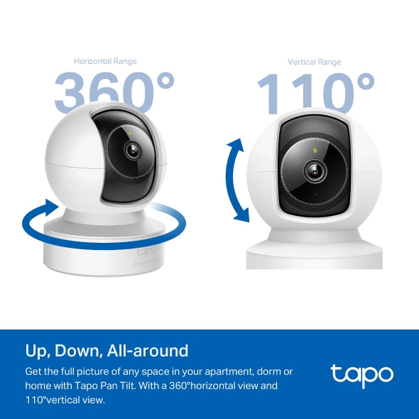 Tp-Link Tapo C222 I Pan/Tilt AI Home Security Wi-Fi Camera