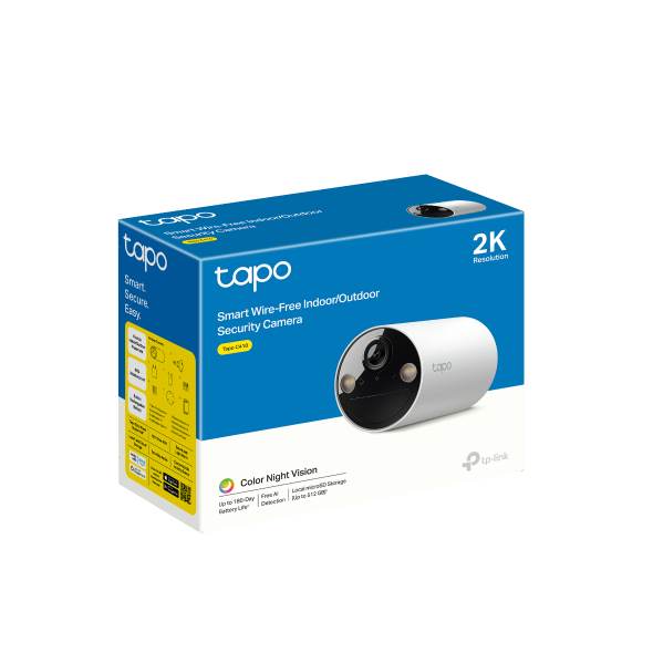 Tp-Link Tapo C410 I Smart Wire-Free Indoor/Outdoor Security Camera