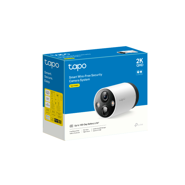 Tp-Link Tapo C420S1 I Smart Wire-Free Security Camera System, 1-Camera System