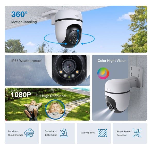 Tp-Link Tapo C500 I Outdoor Pan/Tilt Security WiFi Camera