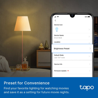 Tp-Link Tapo L510E I Smart Wi-Fi Light Bulb, Dimmable
