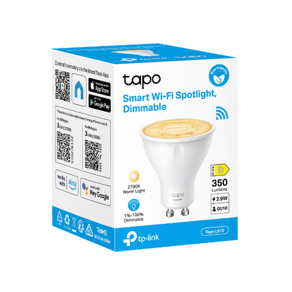 Tp-Link Tapo L610 I Smart Wi-Fi Spotlight, Dimmable