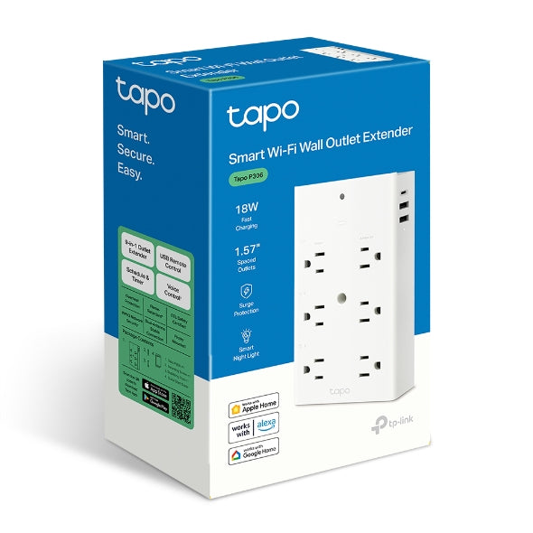 Tp-Link Tapo P306 I Smart Wi-Fi Outlet Extender