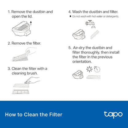 Tp-Link Tapo RVA100 I Tapo Robot Vacuum Replacement Kit