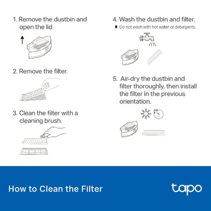 Tp-Link Tapo RVA101 I Tapo Robot Vacuum Replacement Kit