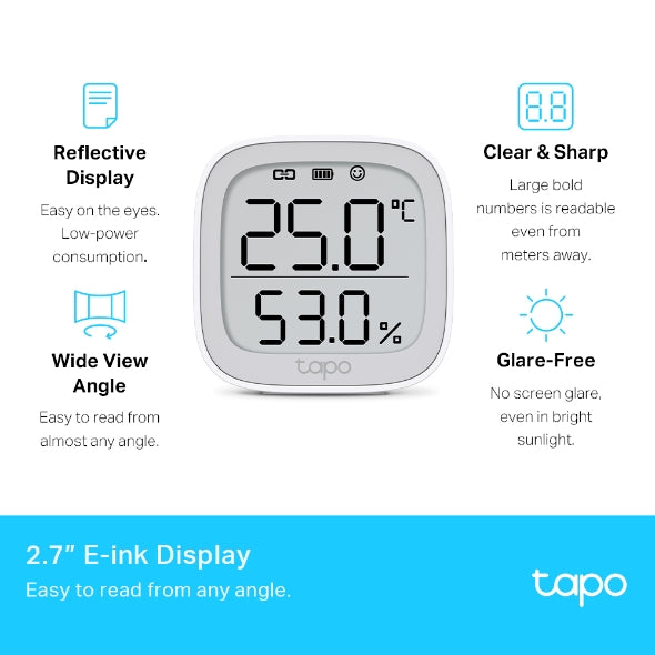 Tp-Link Tapo T315 I Smart Temperature & Humidity Monitor