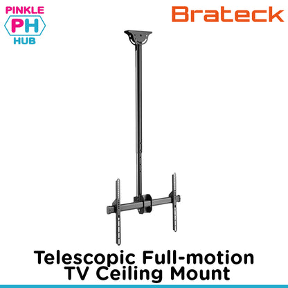 BRATECK Telescopic Full-motion TV Ceiling Mount