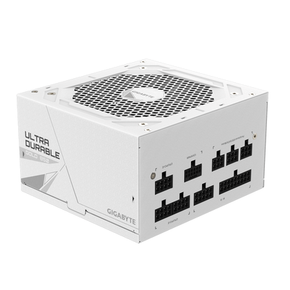 GIGABYTE 850W UD850GM PG5W Power Supply, White (GP-UD850GM-PG5W)