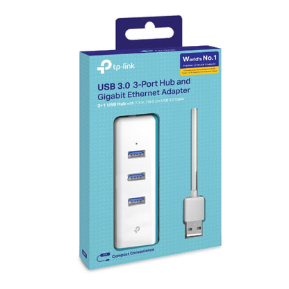 Tp-Link UE330 I USB 3.0 3-Port Hub & Gigabit Ethernet Adapter 2&1 USB Adapter