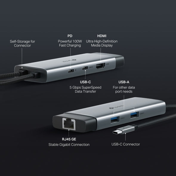 Tp-Link UH6120C I USB Type-C 6 in 1 Hub