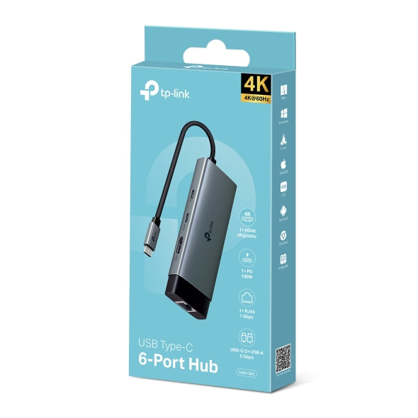 Tp-Link UH6120C I USB Type-C 6 in 1 Hub