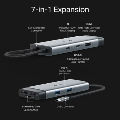Tp-Link UH7020C I USB Type-C 7 in 1 Hub